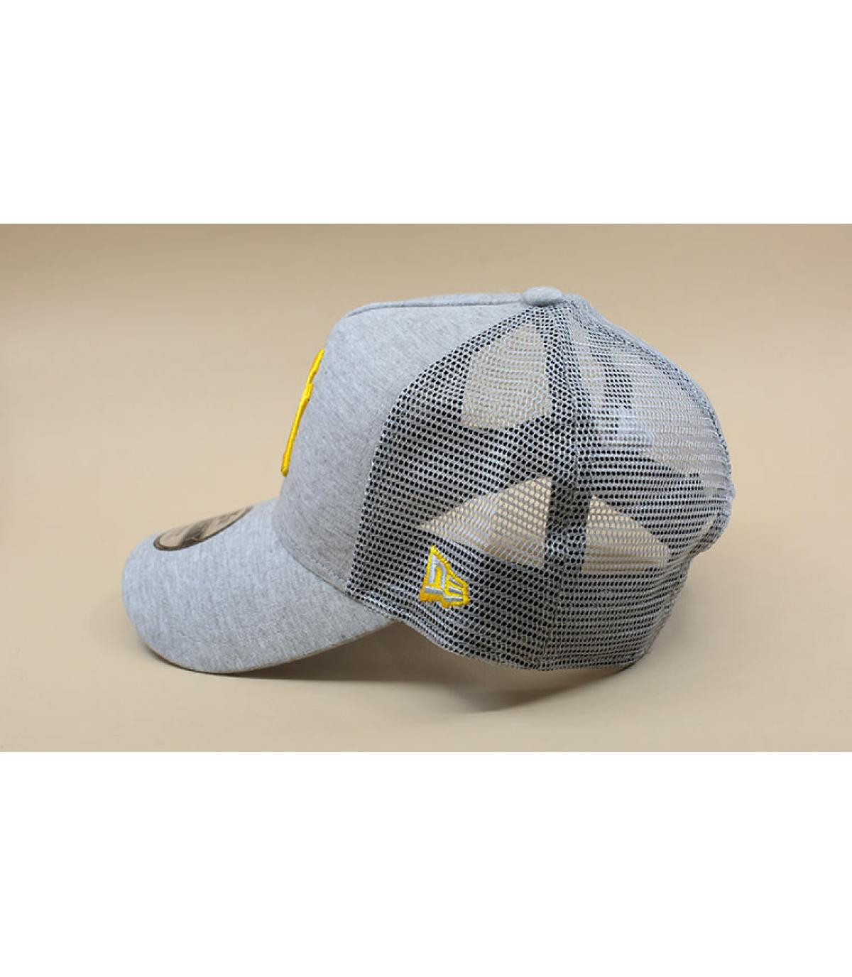 New Era trucker enfant NY gris jaune